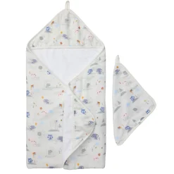 Hooded Towel Set - Tiny Mathletes