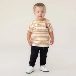 Horse Striped T-shirt 6-24m