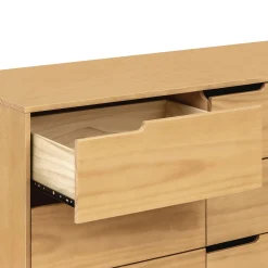 Hudson 6-Drawer Double Dresser - Honey
