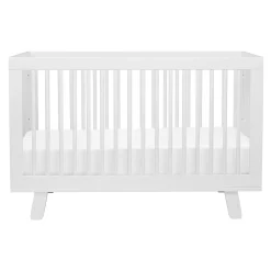 Hudson 3-in-1 Convertible Crib - White