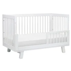 Hudson 3-in-1 Convertible Crib - White