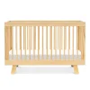 Hudson 3-in-1 Convertible Crib with Toddler Bed Conversion Kit - Natural Finish