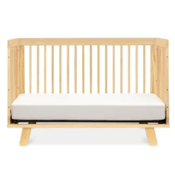 Hudson 3-in-1 Convertible Crib with Toddler Bed Conversion Kit - Natural Finish