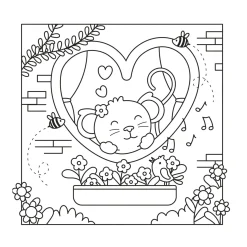 I love you : mon petit monde cosy