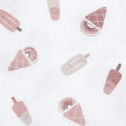 Ice Cream Muslin Blanket
