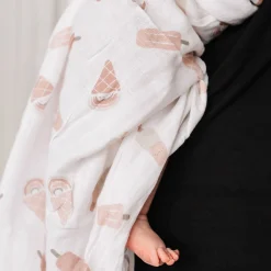 Ice Cream Muslin Blanket