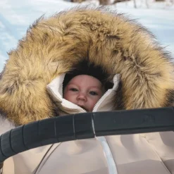 3-in-1 Car Seat Cover / Poncho - Tan