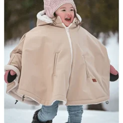 3-in-1 Car Seat Cover / Poncho - Tan