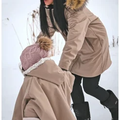 3-in-1 Car Seat Cover / Poncho - Tan