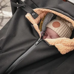 3-in-1 Car Seat Cover / Poncho - Black