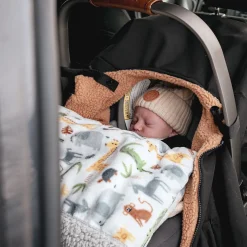 3-in-1 Car Seat Cover / Poncho - Black