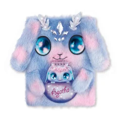 2-in-1 Fuzzy Notebook - Agatha
