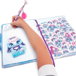 2-in-1 Fuzzy Notebook - Agatha