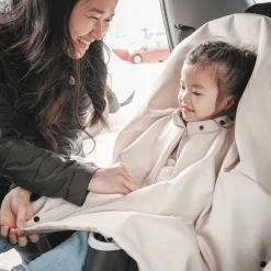 3-in-1 Mid-season Car Seat Cover / Poncho - Pistachio