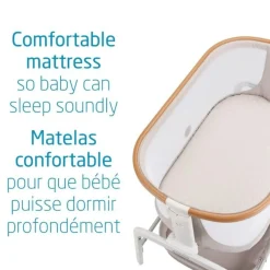 Iora Maxi-Cosi Bedside Bassinet - Sand Horizon