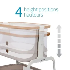 Iora Maxi-Cosi Bedside Bassinet - Sand Horizon