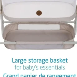 Iora Maxi-Cosi Bedside Bassinet - Sand Horizon