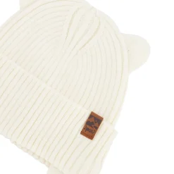 Ivory Knit Hat 6-24m