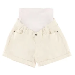 Ivory Maternity Denim Shorts