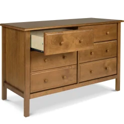 Jayden 6-Drawer Double Wide Dresser - Chestnut