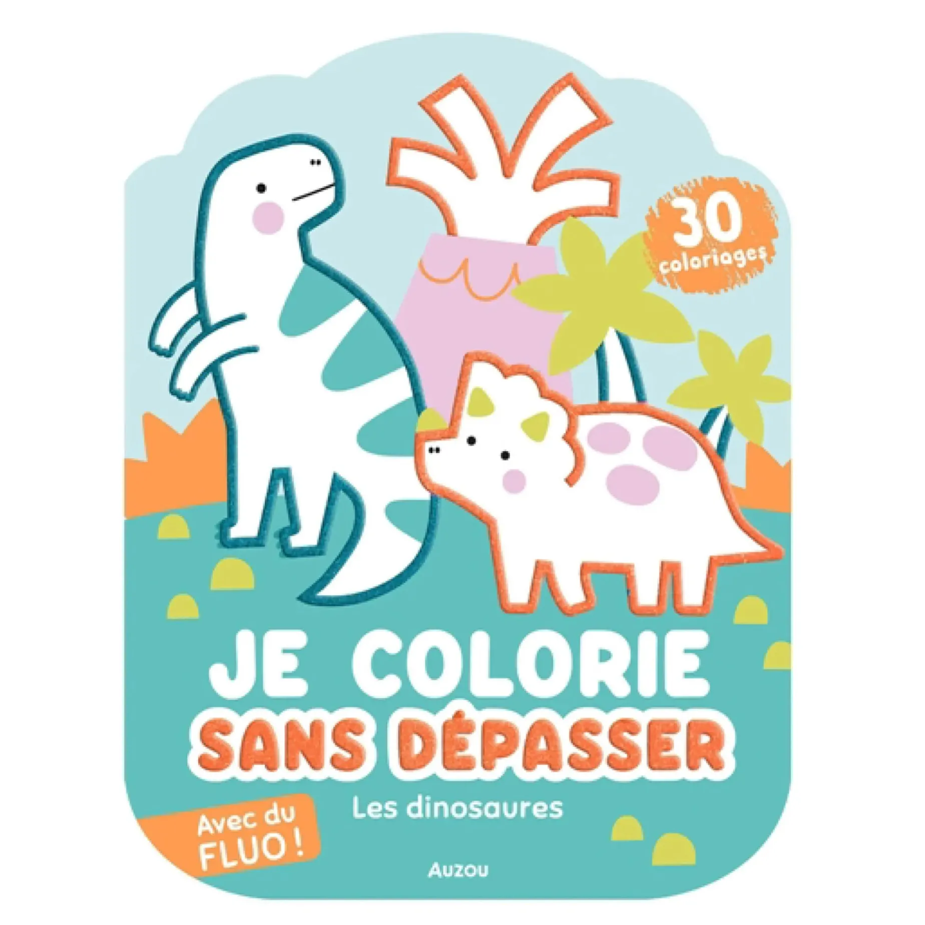 Je Colorie Sans Dépasser - Dinosaure