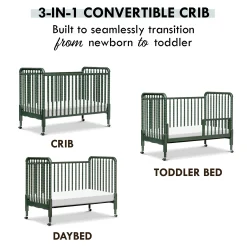 Jenny Lind 3-in-1 Convertible Crib - Vert