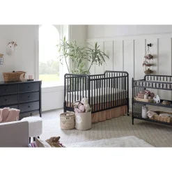 Jenny Lind Spindle 6-Drawer Dresser - Ebony