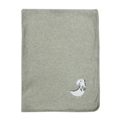 Jersey Blanket Dino Sage