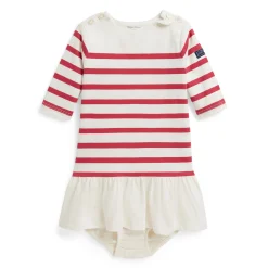 Jersey Boat Neck Dress 6-24m
