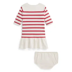 Jersey Boat Neck Dress 6-24m