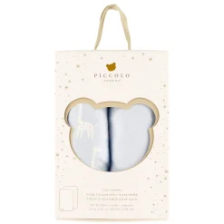 Jersey Crib Sheets (2) - Blue