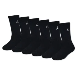 Jordan Crew Socks 6pck 3j-7j