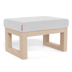 Joya Ottoman - Ash / Maple