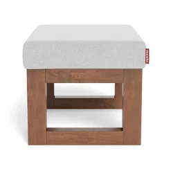 Joya Ottoman - Ash / Walnut