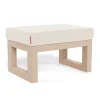 Joya Ottoman - Sand / Maple