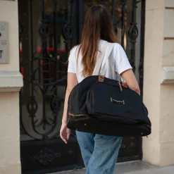 Juliette-black Diaper Bag