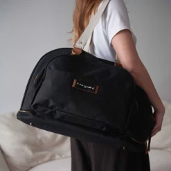 Juliette-black Diaper Bag