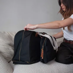 Juliette-black Diaper Bag