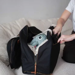 Juliette-black Diaper Bag