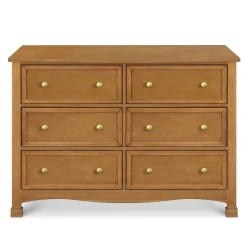 Kalani 6-Drawer Double Wide Dresser - Chestnut Finish