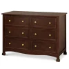 Kalani 6-Drawer Double Wide Dresser - Espresso Finish