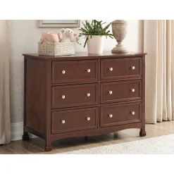 Kalani 6-Drawer Double Wide Dresser - Espresso Finish