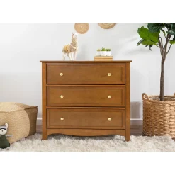 Kalani 3-Drawer Dresser - Chestnut Finish