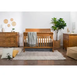 Kalani 4-in-1 Convertible Crib - Chestnut