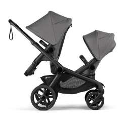 Kangaroo Sibling Seat - Black/Moon Grey