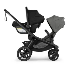 Kangaroo Sibling Seat - Black/Moon Grey