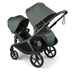 Kangaroo Sibling Seat - Black / Forest Green