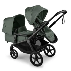 Kangaroo Stroller - Black/ Forest green