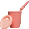 Kids Silicone Cup with Straw - Bunny