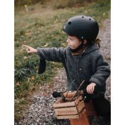 Kinderfeets Helmet Matte 46 à 52cm - Black